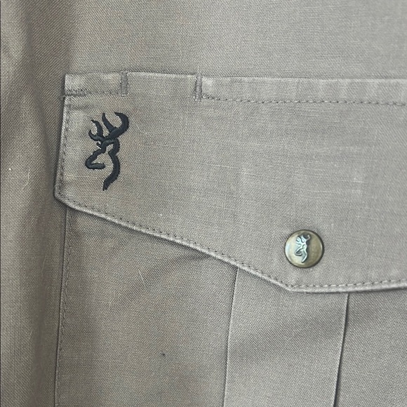 Browning Brown Lightweight Shirt Jacket - Picture 3 of 8